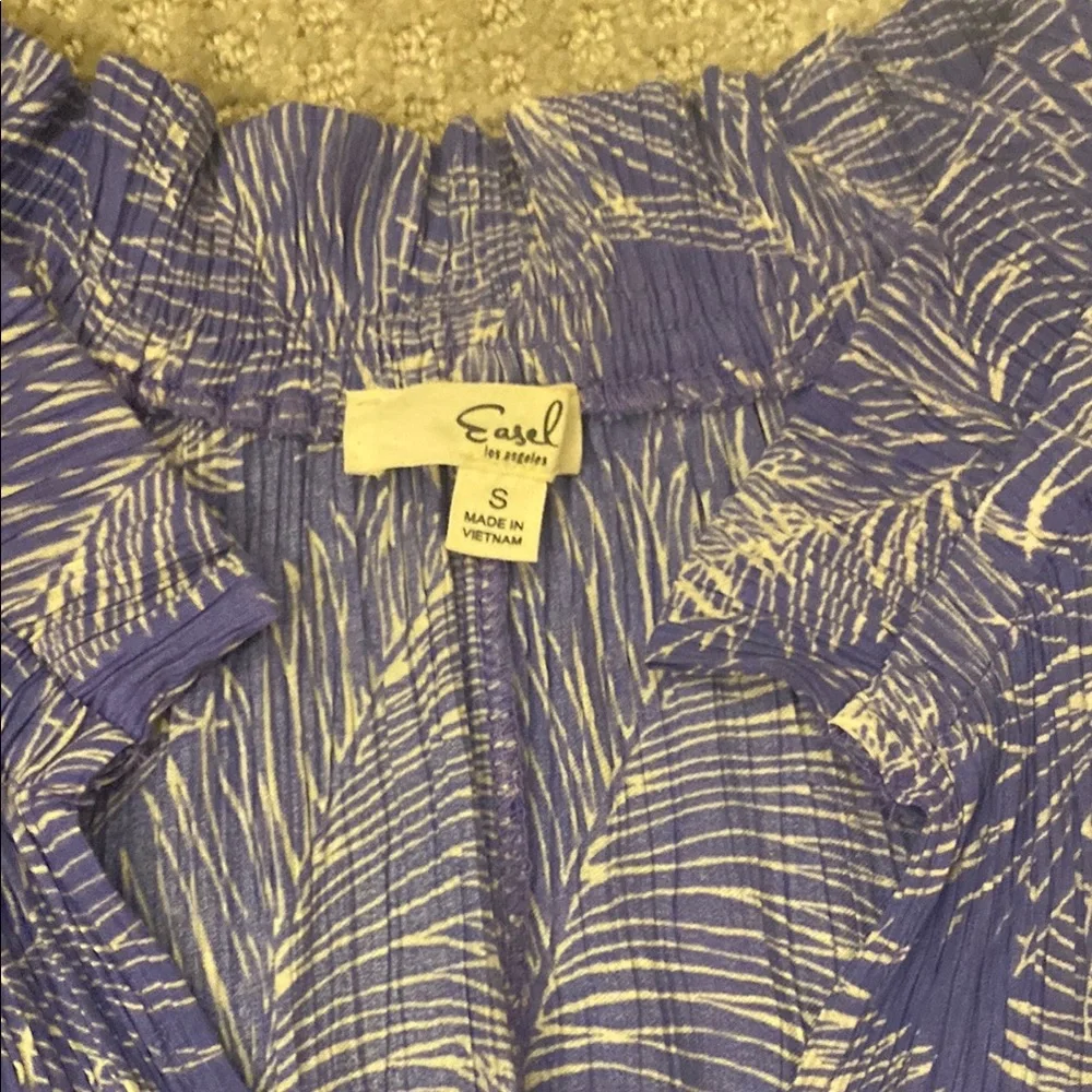 Drop Tier Palm Maxi, Lilac Blue - Picture 3 of 4